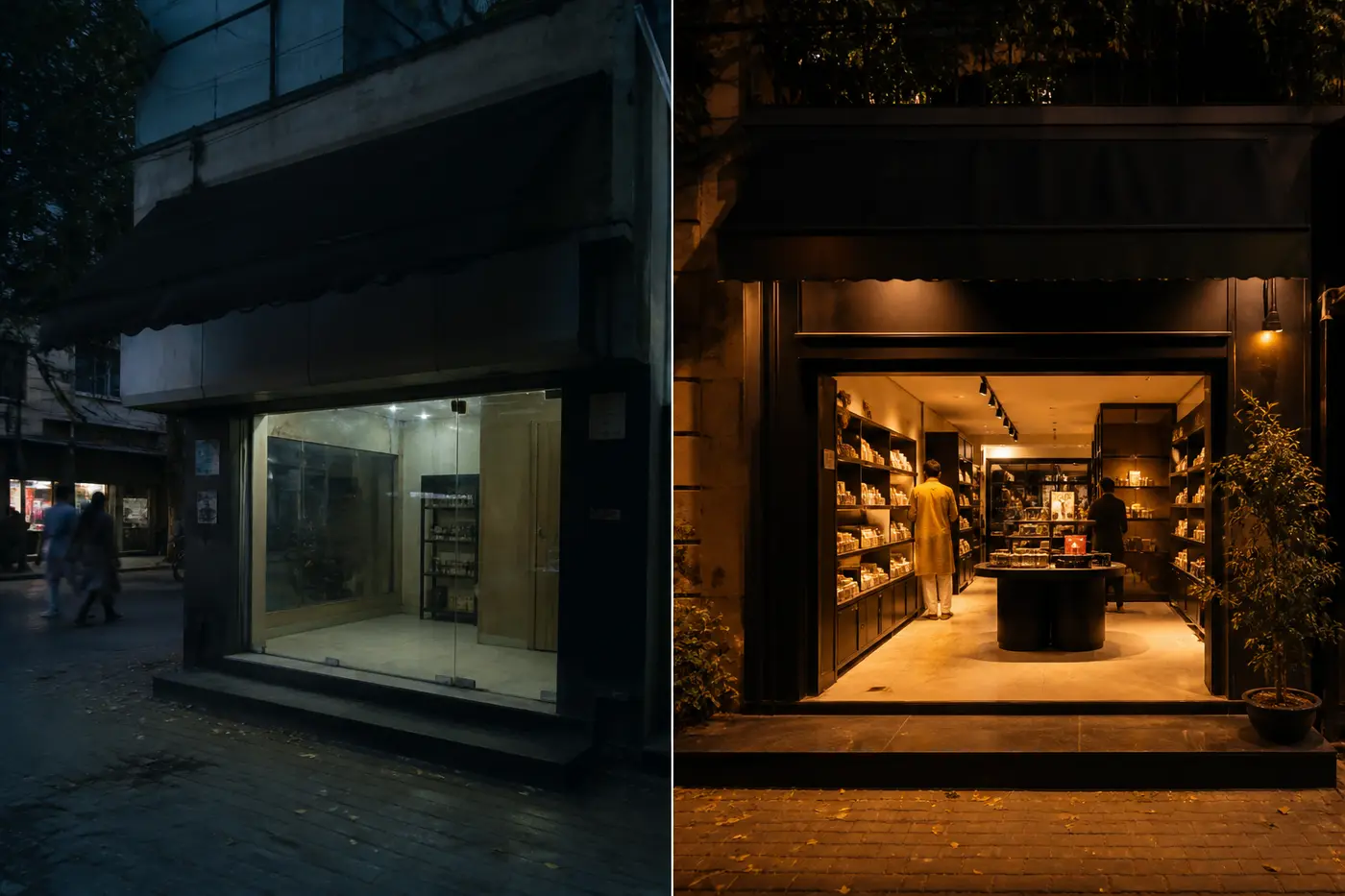 Storefront brand transformation
