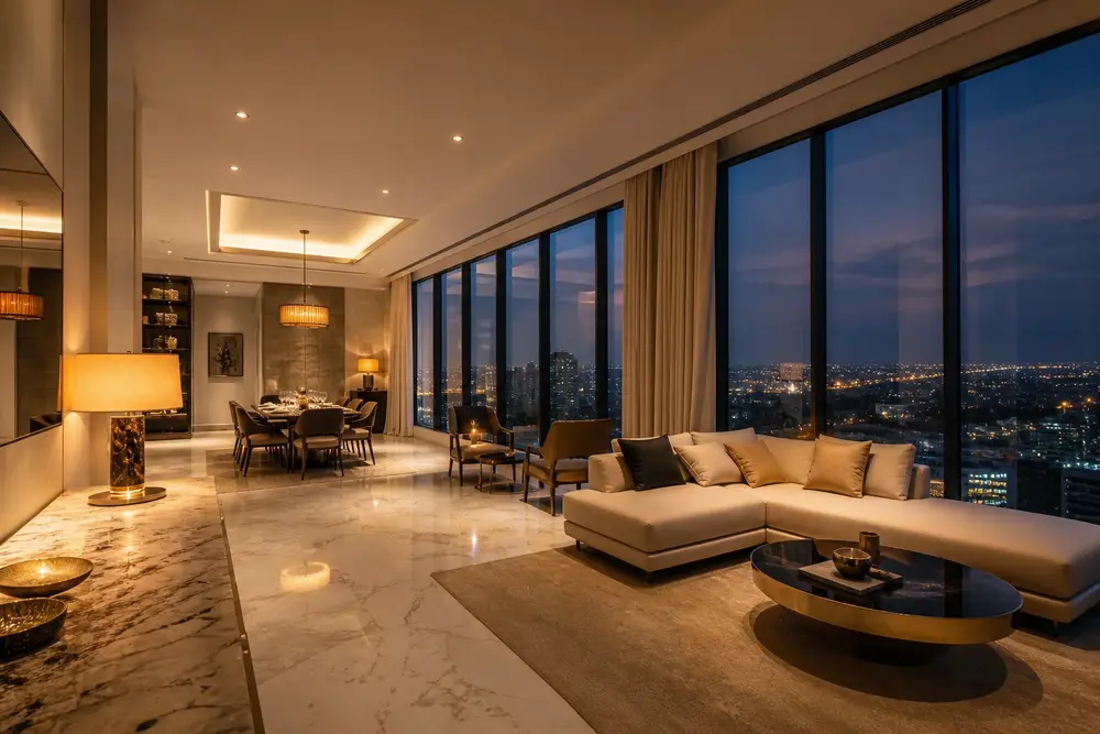 Luxury apartment interior